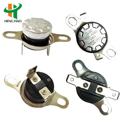 Termostat bimetalowy KSD301 H31, regulator temperatury z 100000 cykli i zakresem -10~300°C do wentylatora chłodnicy samochodowej