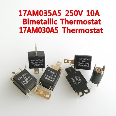 17AM035A5 250V 10A Bimetalowy Termostat 17AM028A3 17AM029A5 17AM030A5 Termostat