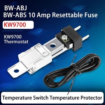 BW-ABJ BW-ABS 10 Amper Zresetowalny bezpiecznik KW9700 Termostat Przełącznik Temperatura Ochrona temperatury