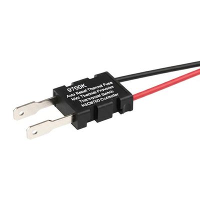 Automatyczny reset mini termicznego wyłącznika z temperaturą pracy 30~150°C, napięcie znamionowe 24V DC i 10000 cykli życia