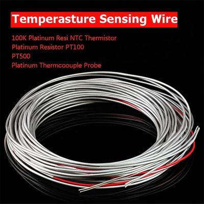 Włókno czujnika temperatury 100K Platyna Resi NTC Termistor Platyna Rezystor PT100 PT500 Platyna Termopar sonda