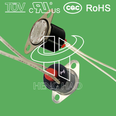Przełącznik regulatora temperatury KSD301 wodoodporny reset ręczny bimetaliczny wyłącznik termiczny 250V 10A 16A UL TUV CQC ROHS